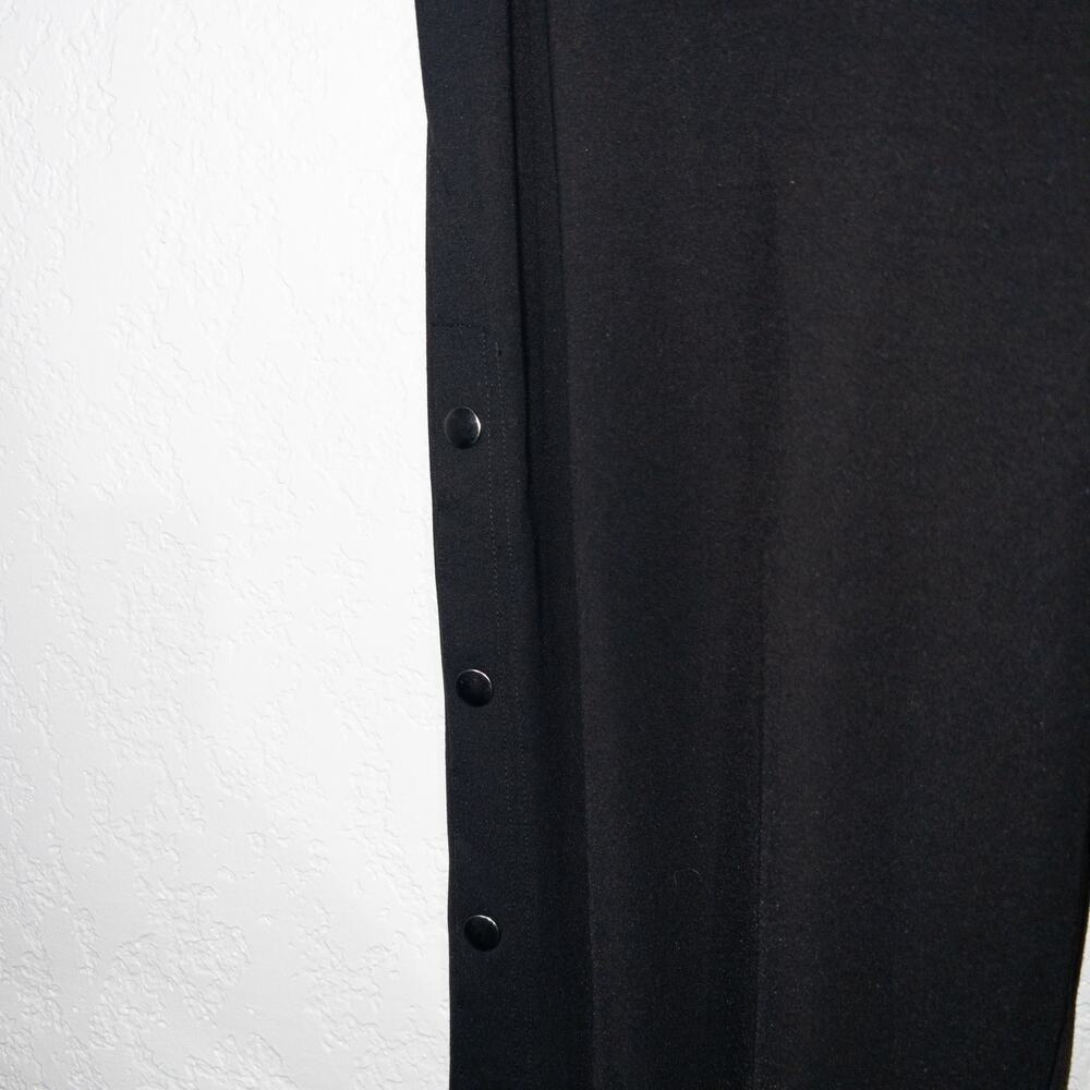 New John Mark Black Snap Button Side Pull On Trou… - image 2